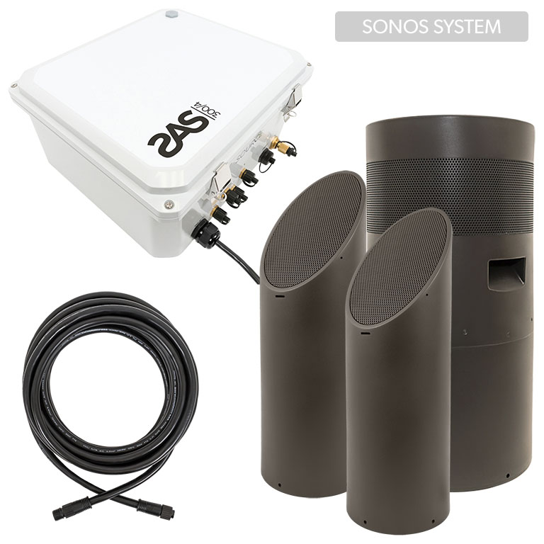 Coastal Source/Sonos Bi-amped 2.1 Outdoor System