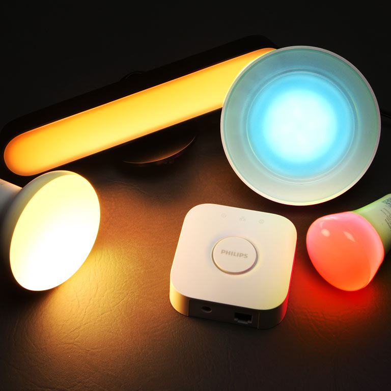 We're giving away cool stuff! Enter now for your chance to win 1 of 5 Philips Hue smart light prize packs.