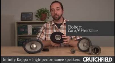 Video: Infinity Kappa car speakers