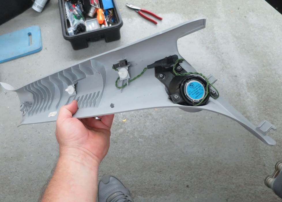 mini cooper pillar speakers