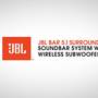 JBL Bar 5.1 Surround From JBL: Bar 5.1 Surround Soundbar System with Wireless Subwoofer