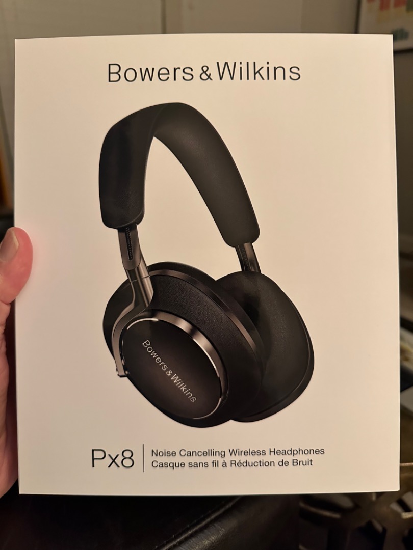 Bowers & Wilkins PX8 (Black) Over-ear noise-canceling wireless headphones  at Crutchfield