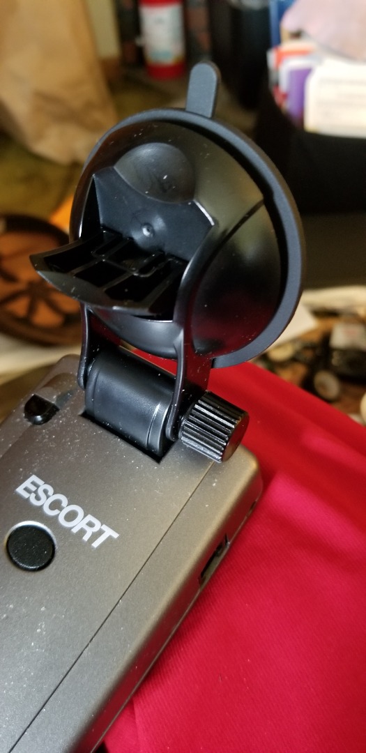 Raydot Windshield Mount Customer Reviews: Escort StickyCup Heavy-duty windshield mount for your ...