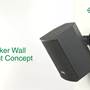K&M Adapter Plate #6 From K&M: Speaker Wall Mount Concept