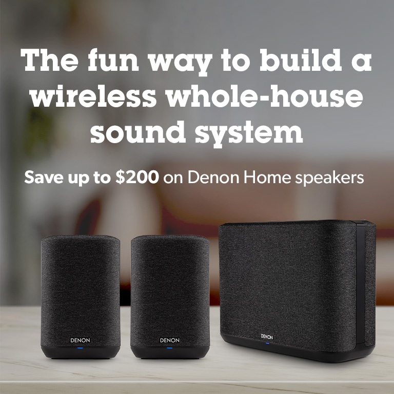 Save up to $200 on Denon Home speakers