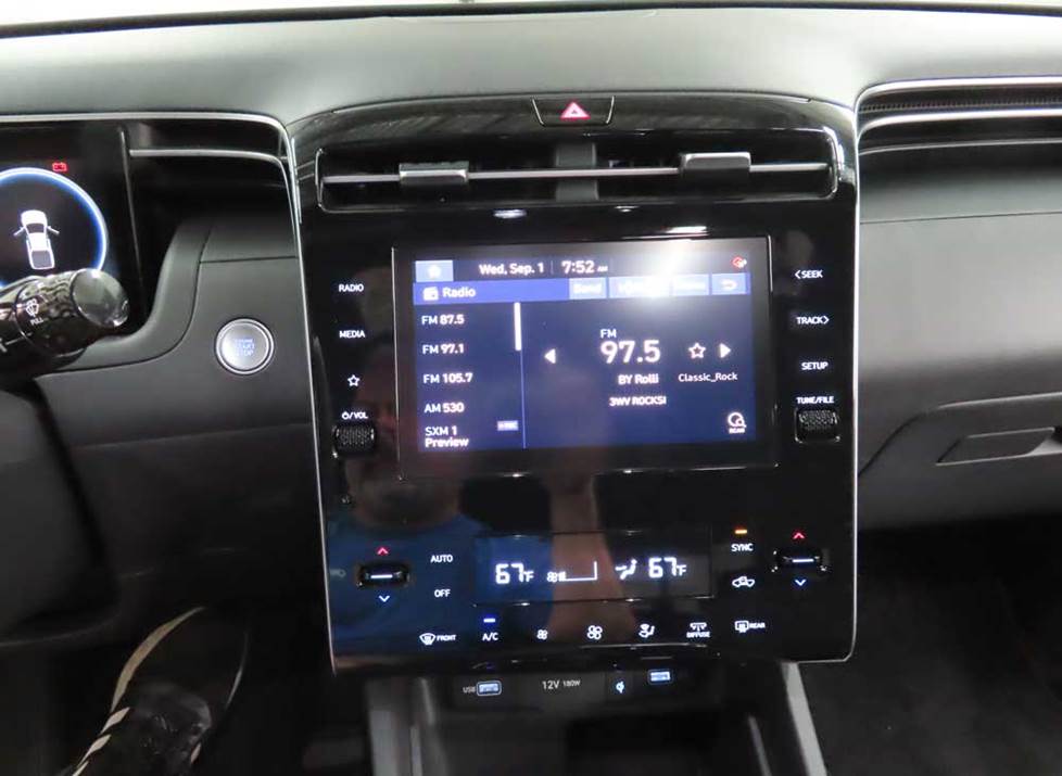 hyundai santa cruz radio