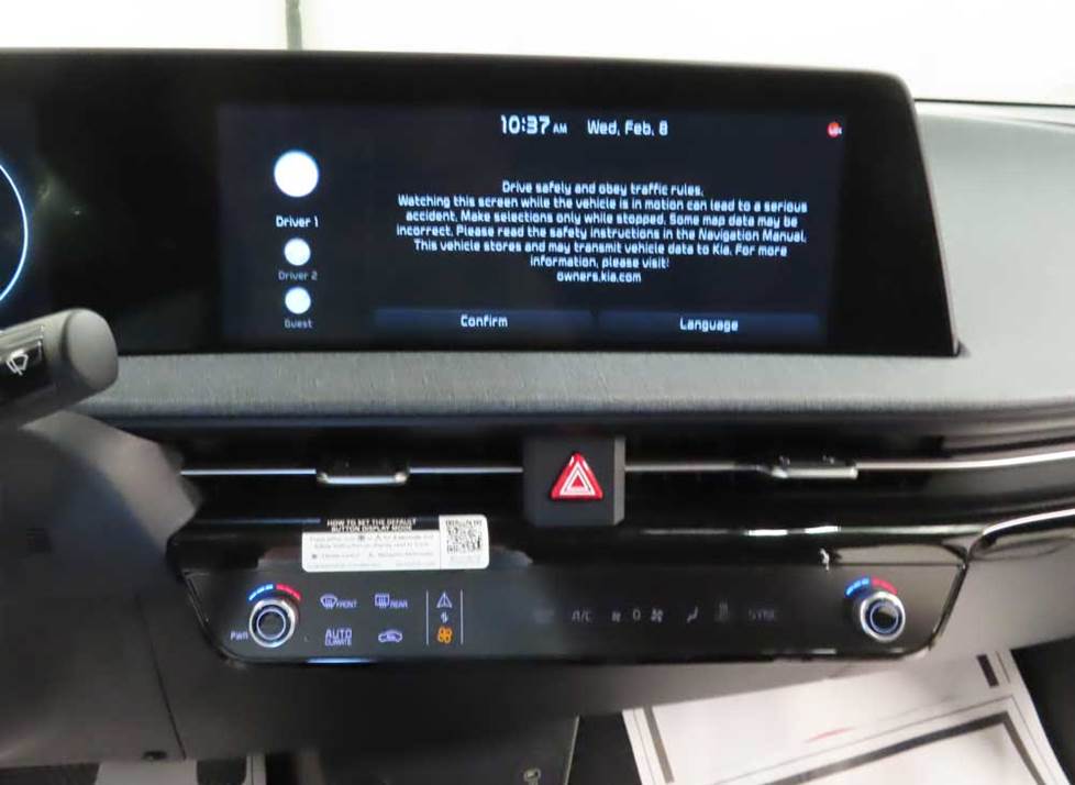 Kia EV6 receiver