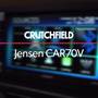 Jensen CAR70V Crutchfield: Jensen CAR70V display and controls demo