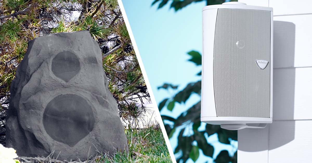 Outdoor store speaker options