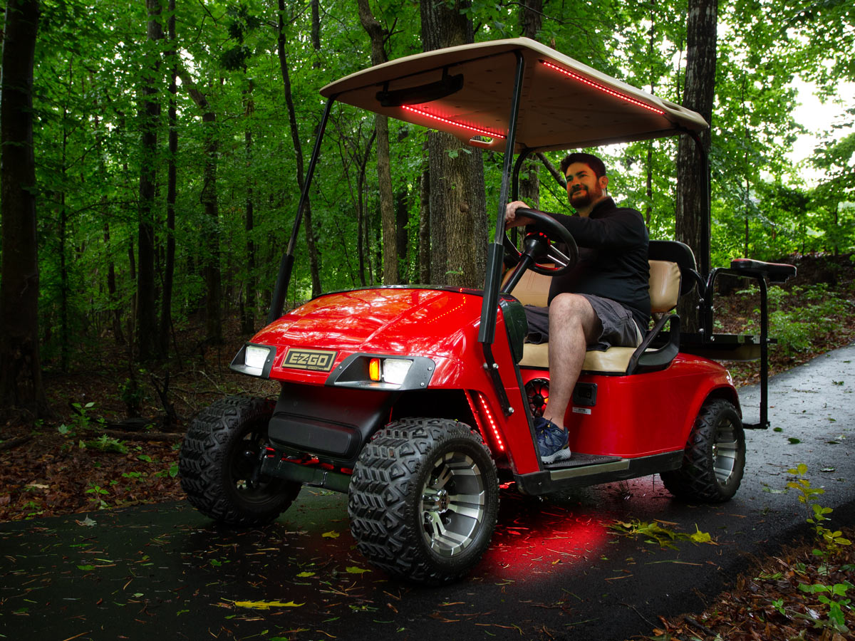 Going big on a golf cart audio system