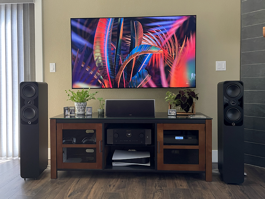 Q 5040 Speakers Q ACOUSTICS 5040 Pair Santos Rosewood 5