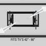 Sanus VLT7 Advanced Tilt 4D™ From Sanus: Advanced Tilt 4D Premium TV Mount