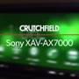 Sony XAV-AX7000 Crutchfield: Sony XAV-AX7000 display and controls demo