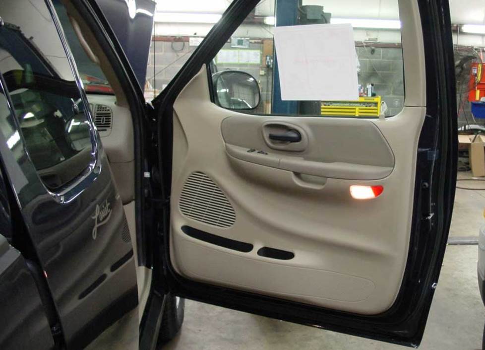 2001-2003 Ford F-150 Crew Cab Rocker Panel Pair - Left & Right - Primed Black By MotorCity-SheetMetal