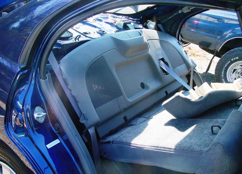 honda civic rear seat disassembly