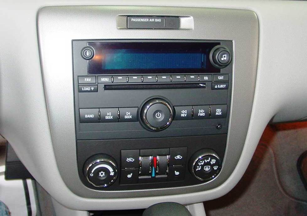 Chevy Impala factory radio