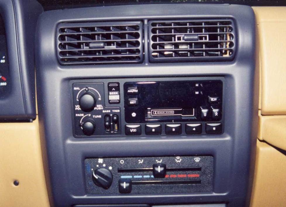Jeep Wrangler stereo