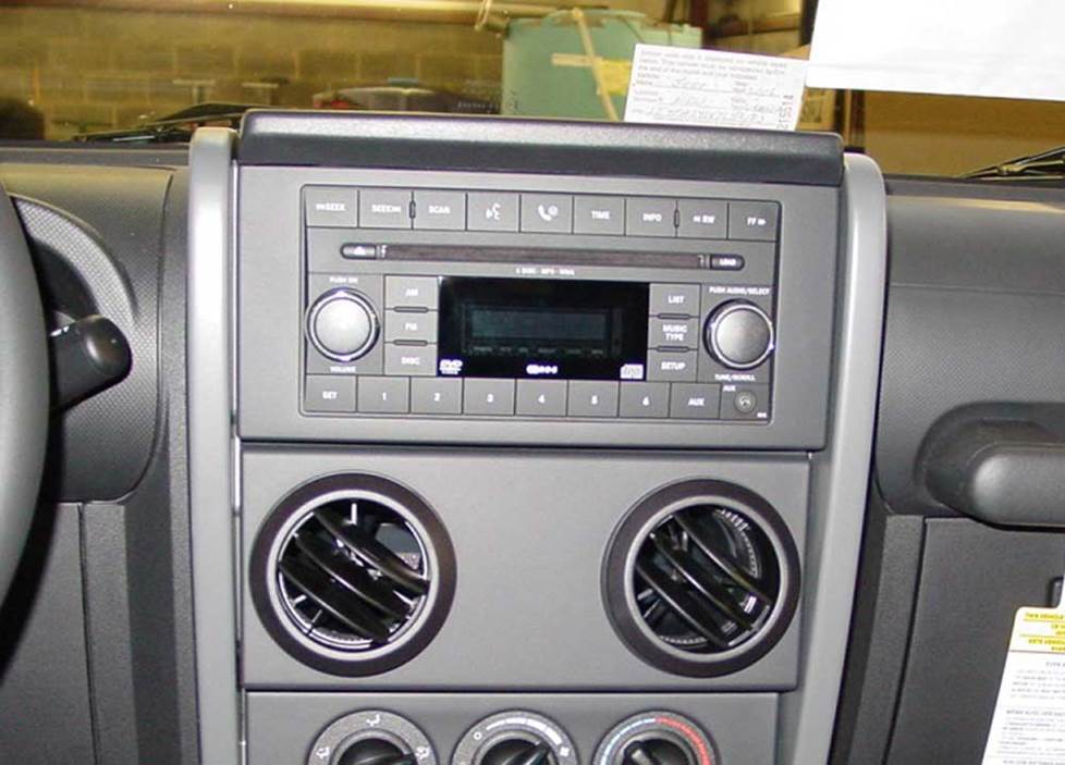 Jeep Wranger radio