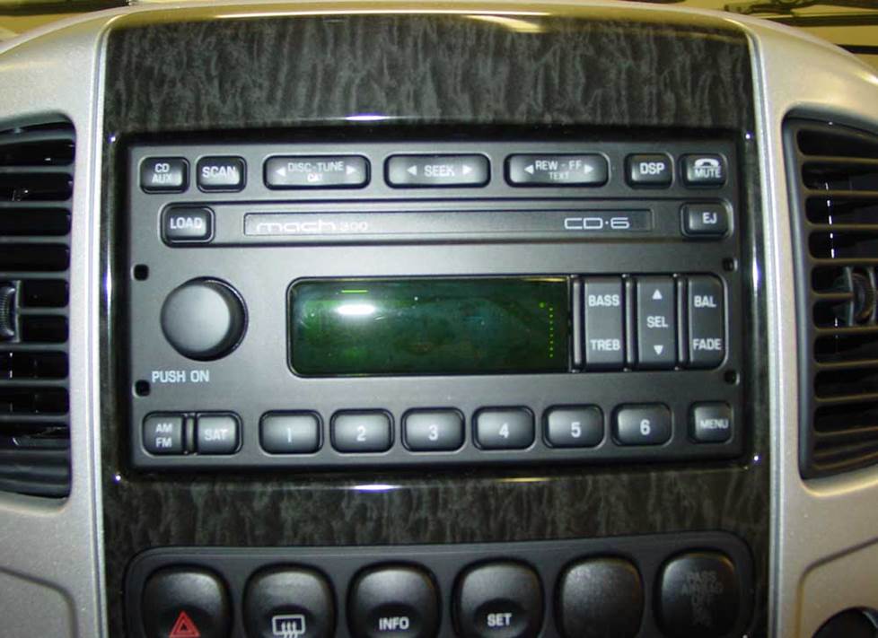 Ford Escape factory radio Mach system