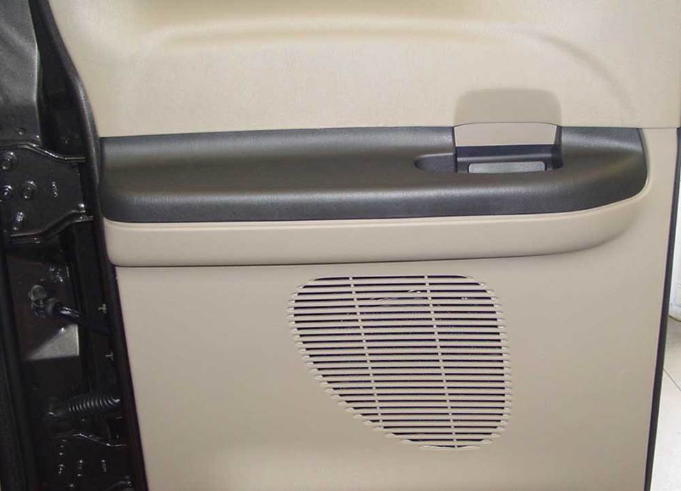 ford f-250 f-350 extended cab rear door speaker