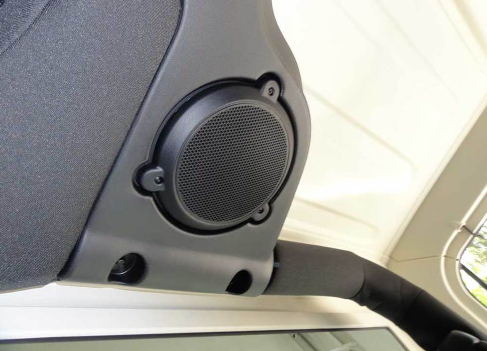 Jeep Wrangler soundbar speaker