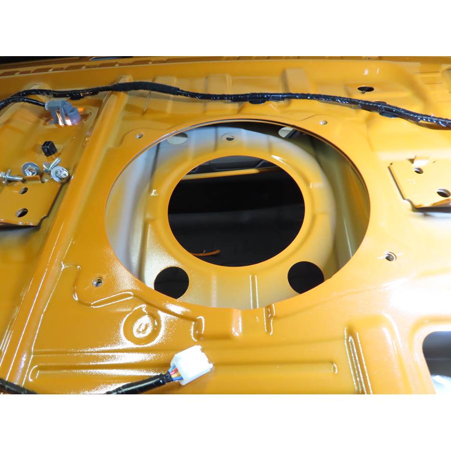 2023 Subaru WRX Rear deck center speaker removed