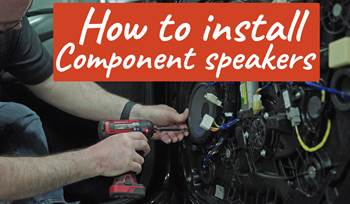 Video: How to install component speakers
