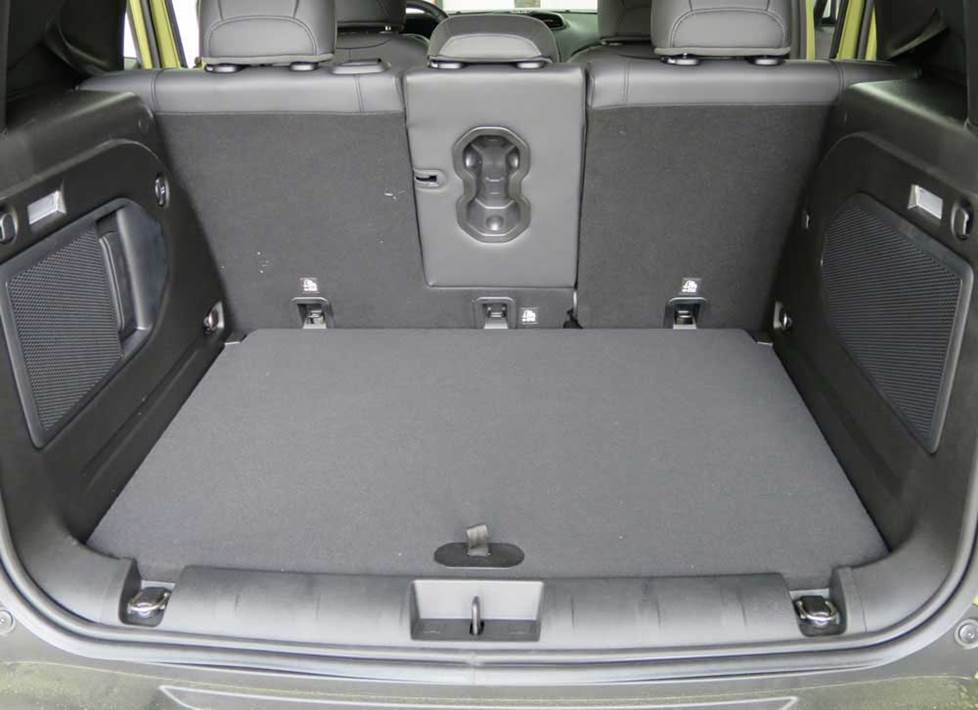 jeep renegade cargo area