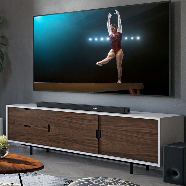 Best Dolby Atmos sound bars for 2024	
Save space and get lifelike, multi-dimensional sound with these Atmos capable sound bar systems.	
See our picks