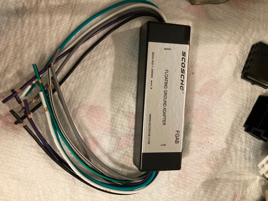 Customer Reviews Scosche FGA Floating Ground Adapter Connect a new car