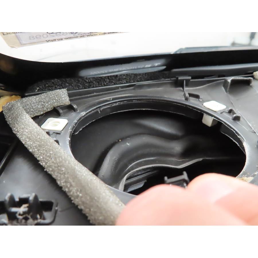 2020 Tesla Model Y Dash speaker removed