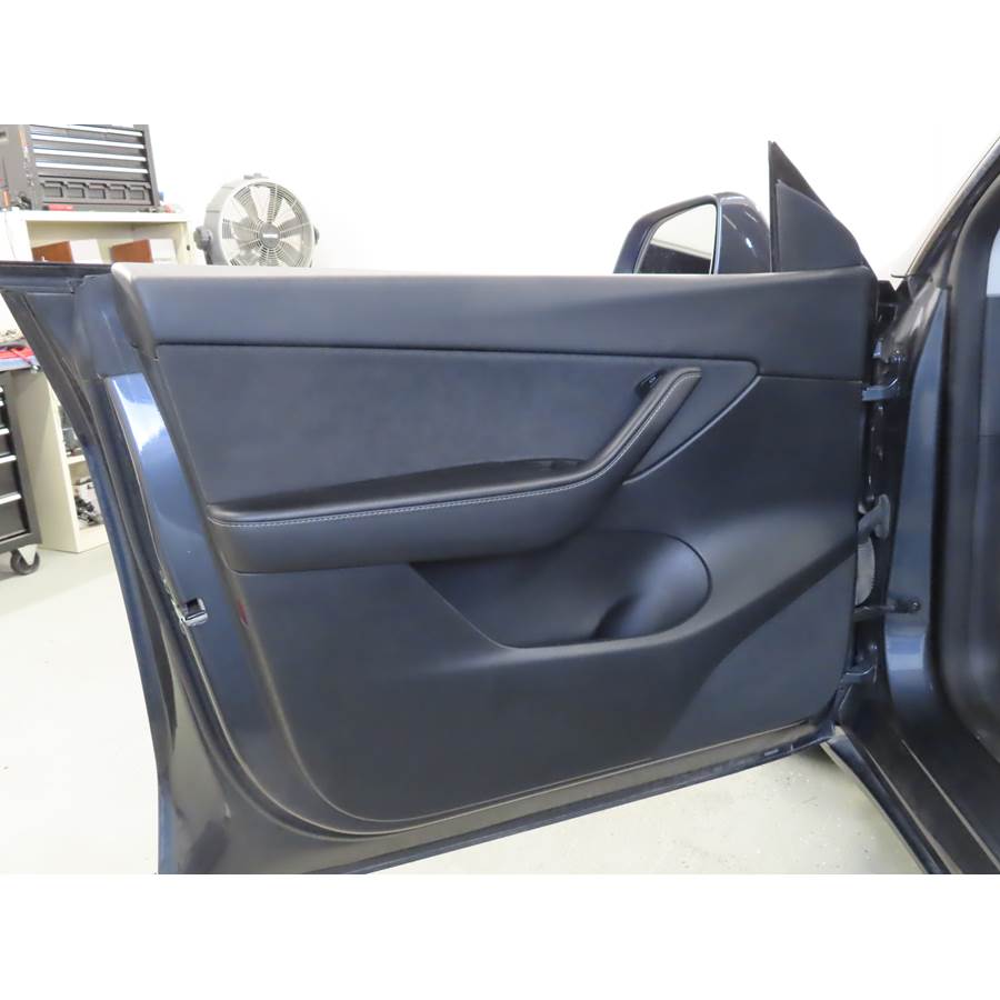 2020 Tesla Model Y Front door speaker location