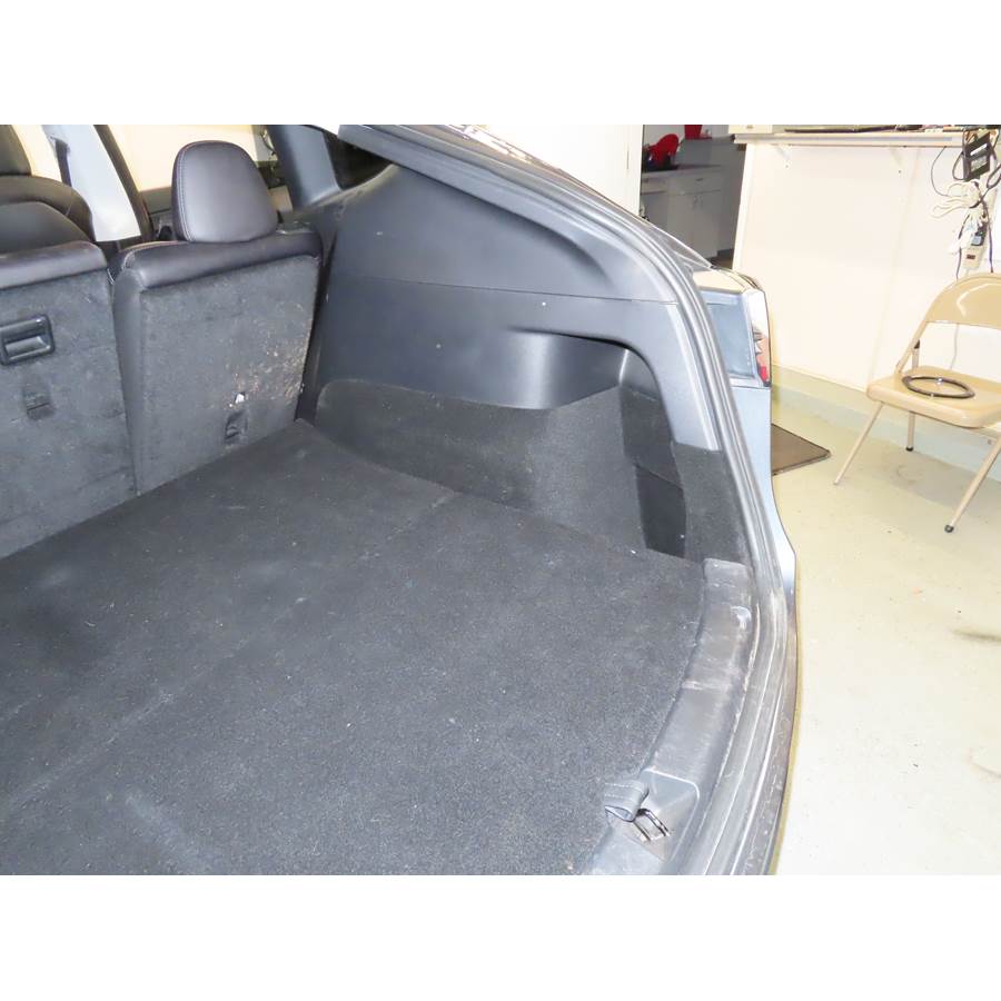 2020 Tesla Model Y Far-rear side speaker location