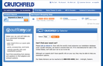 Original online vehicle selector on Crutchfield.com