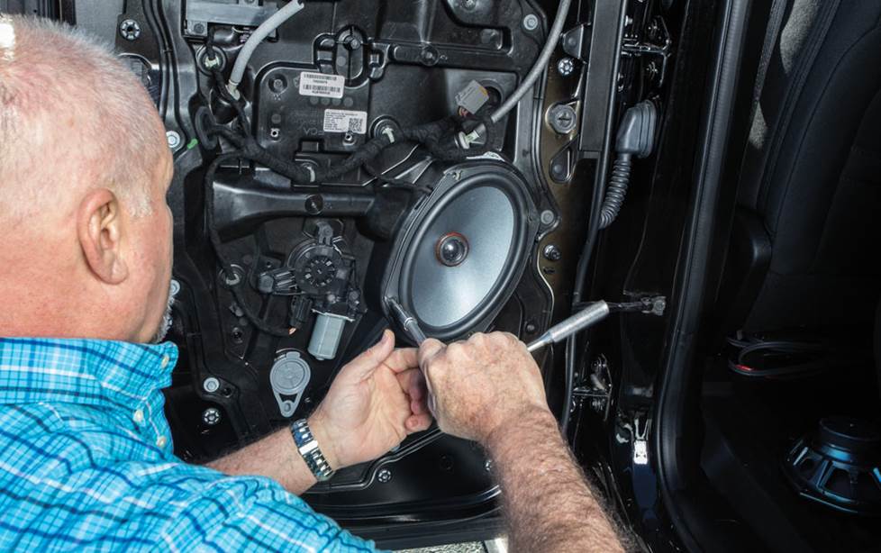 Installing a speaker