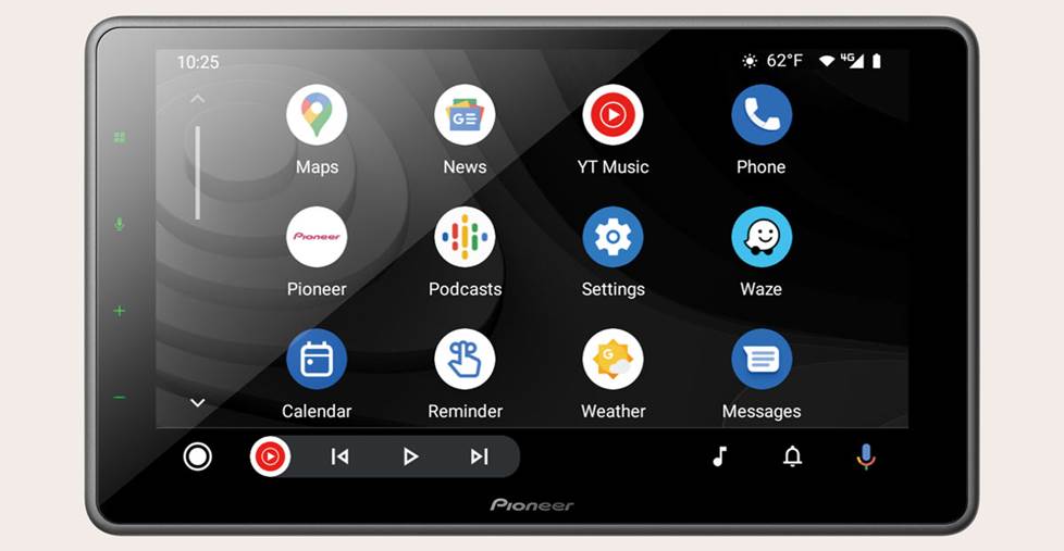 /Pioneer DMH-WT3800NEX with Android Auto display