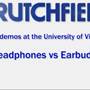 Bowers & Wilkins P5 Crutchfield Sound Demos: Headphones vs Earbuds