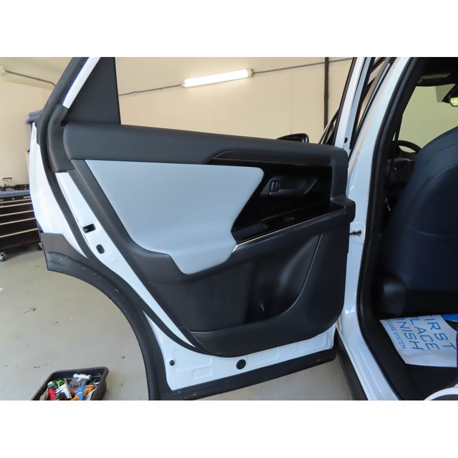 2023 Subaru Solterra Rear door speaker location