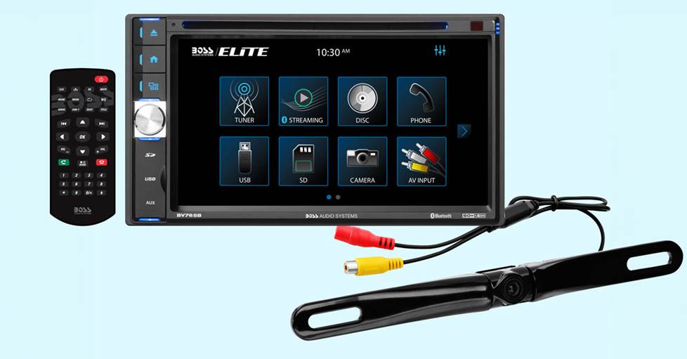 Boss BV765BLC with back up camera and remote
