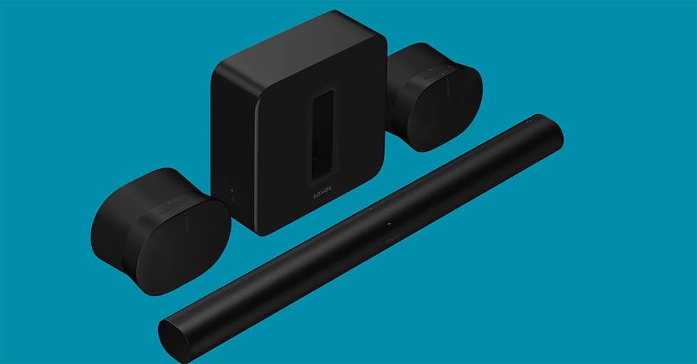 Sonos Arc, Sub, and Era 300 wireless surround sound system