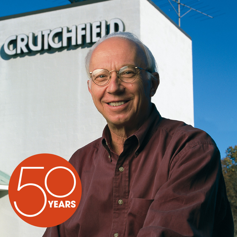 The Crutchfield story: the 2000s
Founder/CEO Bill Crutchfield continues his telling of our story. This time, he goes behind the scenes on the big strides we took developing our online vehicle selector and SpeakerCompare technology.
Read the chapter