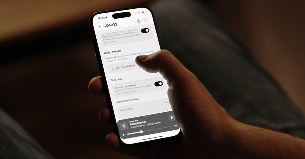 Sonos Ace app screenshot