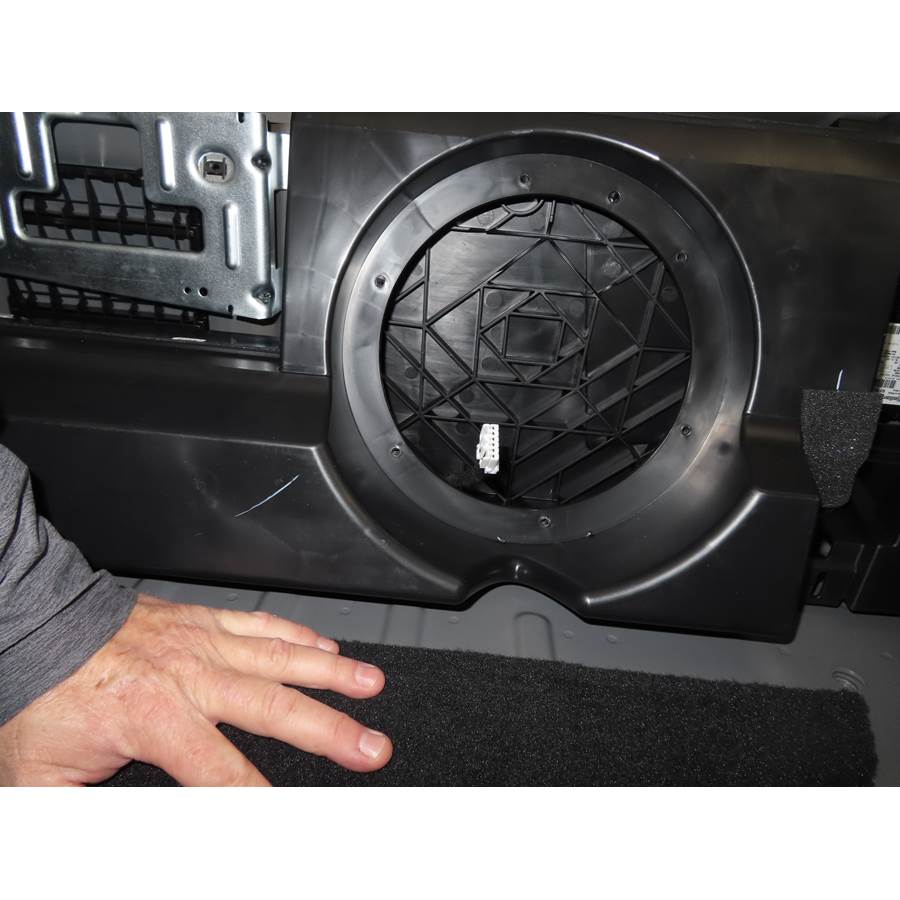 2026 Jeep Gladiator Rear cab speaker removed
