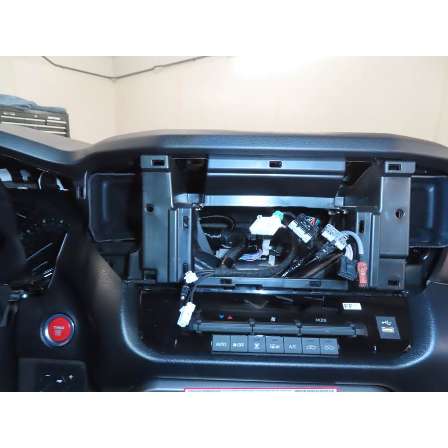 2024 Toyota Tundra Factory radio removed