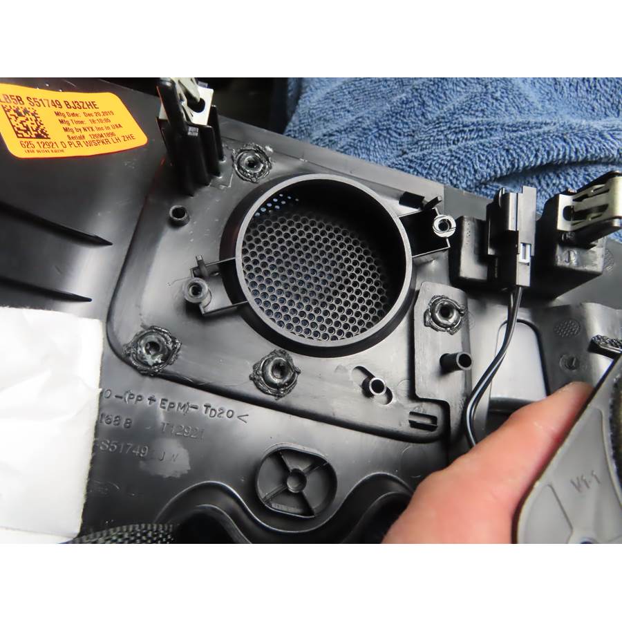 2021 Ford Explorer Rear pillar speaker removed