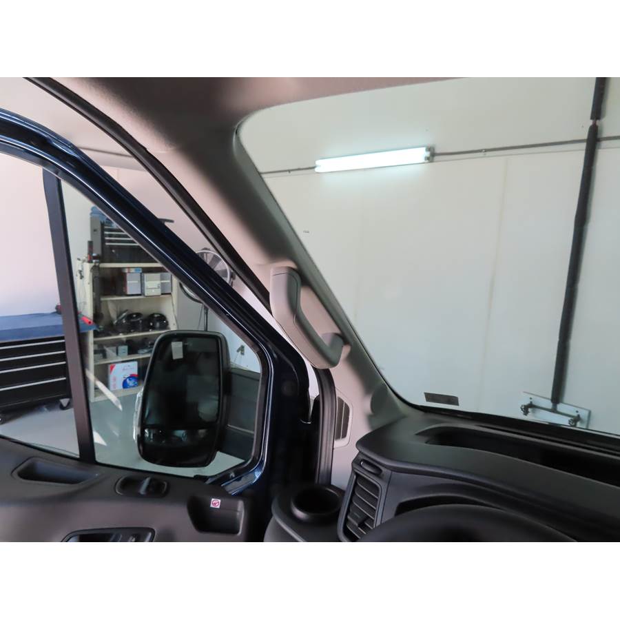 2020 Ford Transit Chassis Cab Front pillar speaker location