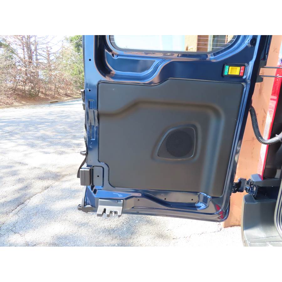 2021 Ford Transit Cargo Tail door speaker location