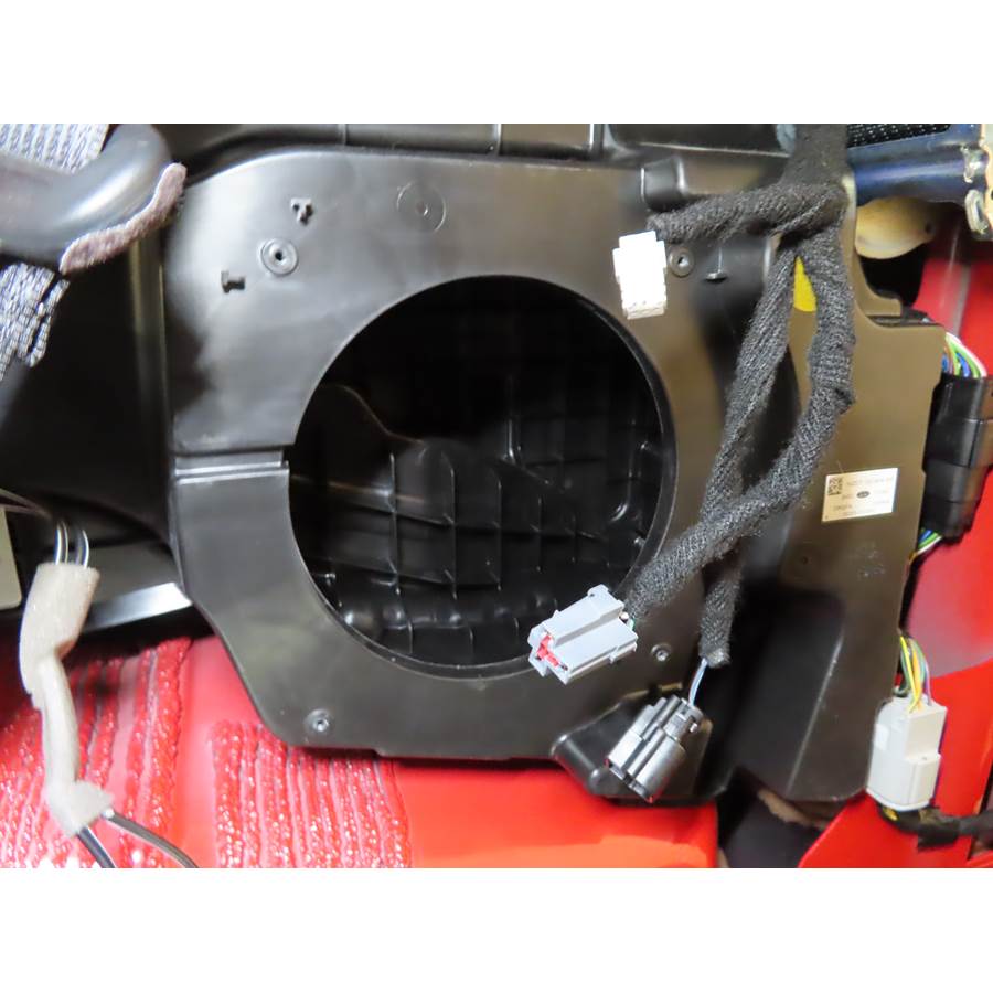 2024 Ford Bronco Far-rear side speaker removed