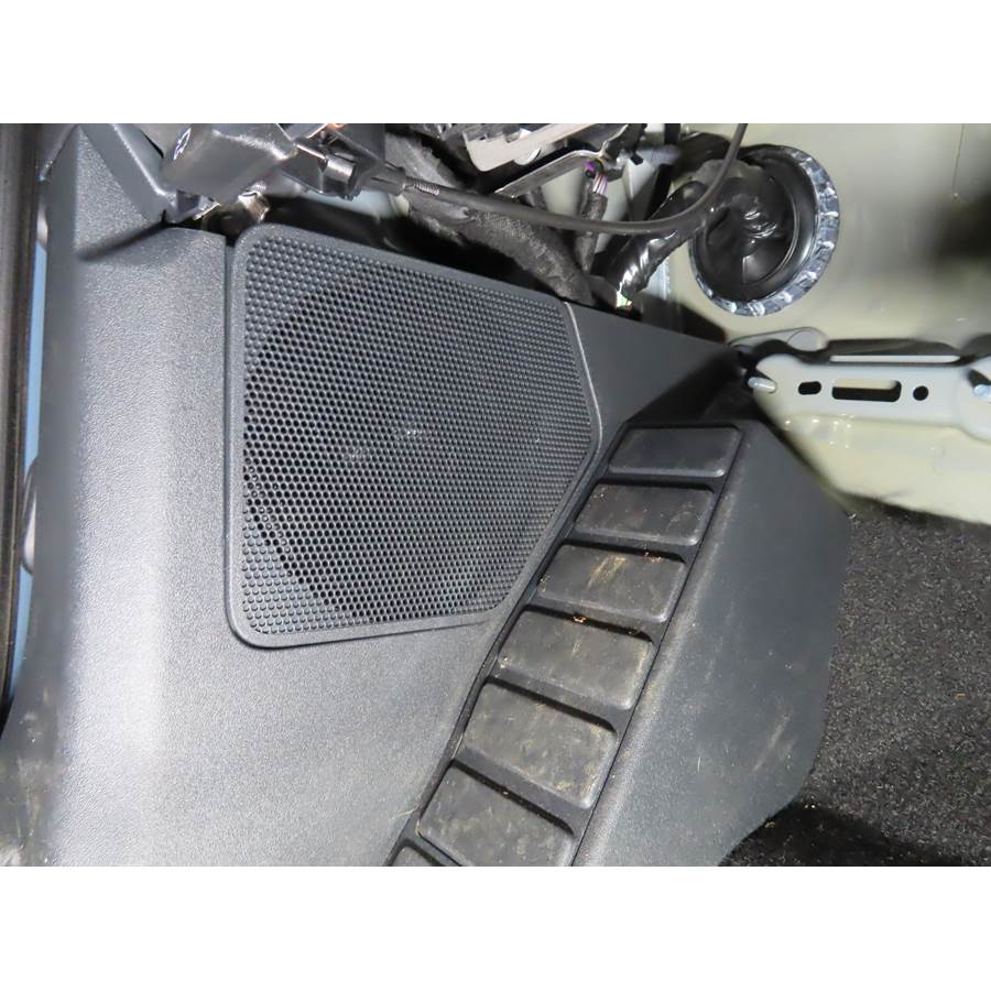 2022 Ford Bronco Kick panel speaker location