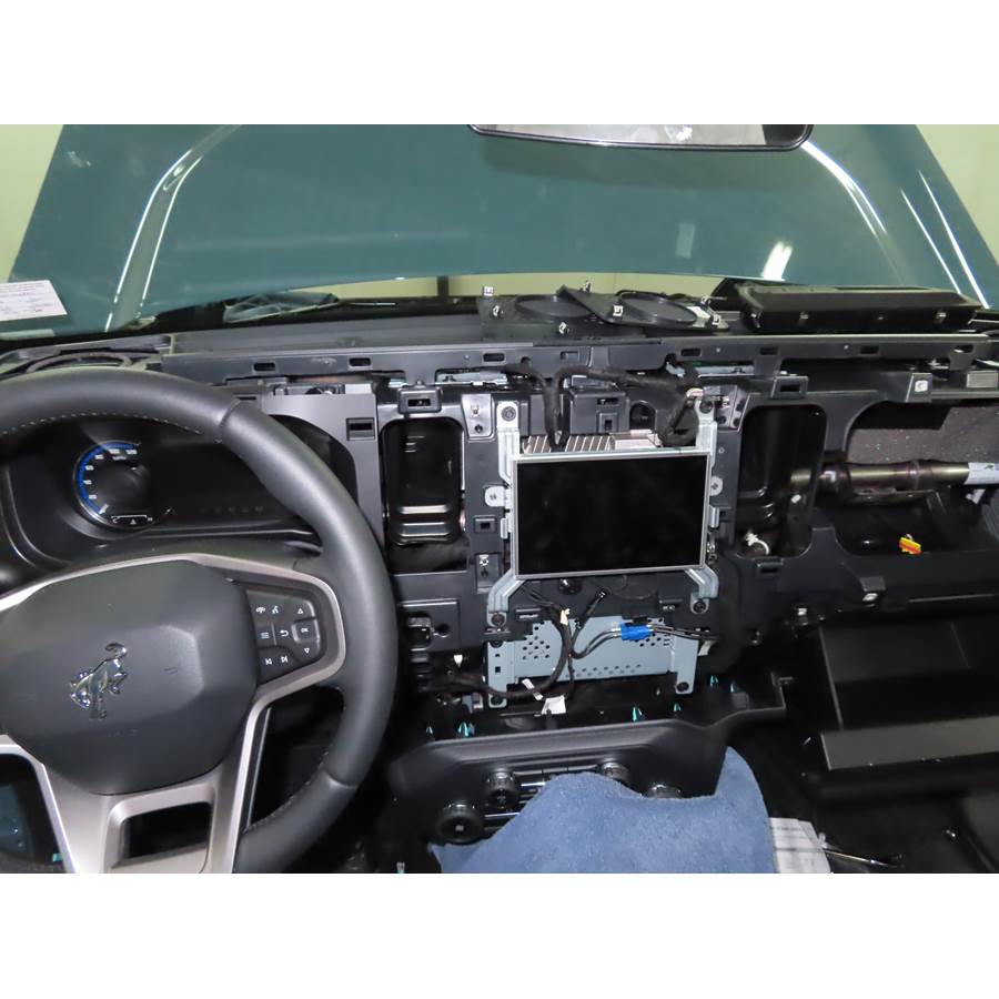 2025 Ford Bronco Factory radio removed